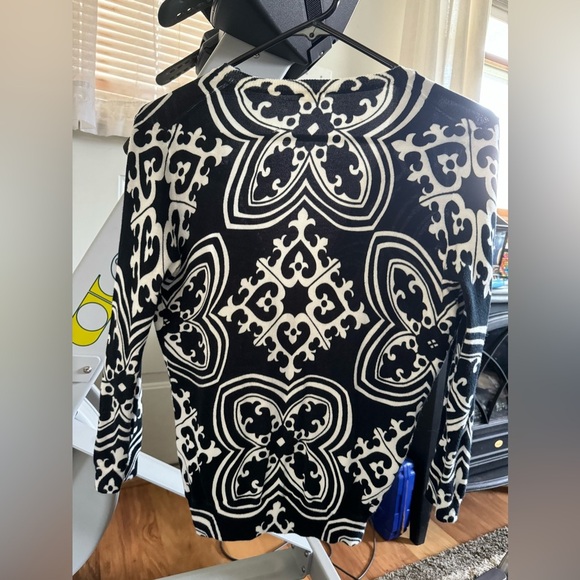 J. Crew black and white wool cardigan - Picture 9 of 10